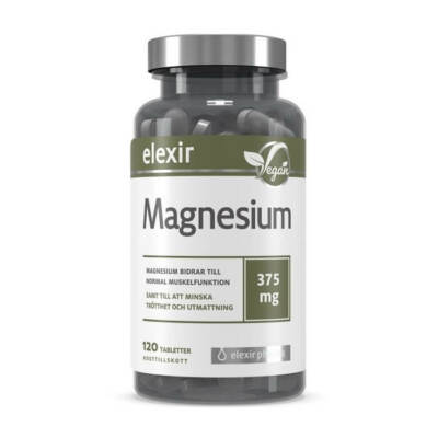 Elexir Pharma Black Pepper Extract Bioperine Magnesium Citrate 120 pills