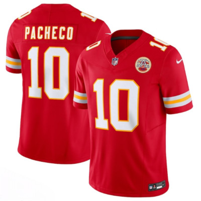 Men's Kansas City Chiefs #10 Isiah Pacheco Red F.U.S.E. Player Stitched Jersey