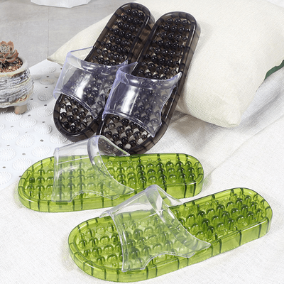 Plastic bathroom slippers clearance