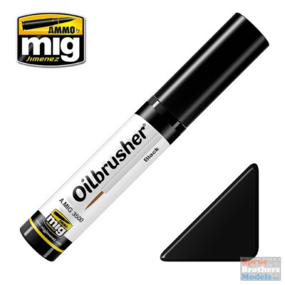 AMM3500 AMMO by Mig Oilbrusher - Black