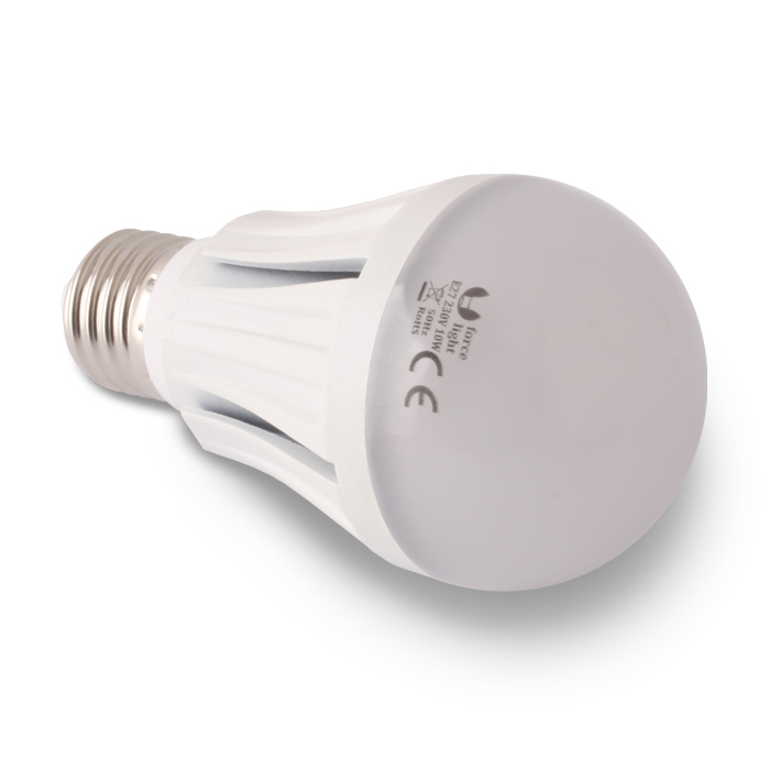 LAMPADA LAMPADINA LED BULB A60 10W E27 85-265V COLD WHITE BIANCO FREDDO