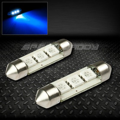 ПАРА 3 SMD 3SMD 39 ММ СИНИЙ 5050 5055 СВЕТОДИОДНЫЙ ВНУТРЕННИЙ КУПОЛ/КАРТА 12 В ЛАМПОЧКА НАКАЛИВАНИЯ