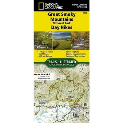 Great Smoky Mountains Day Hikes  Trails Illustrated National Geographic