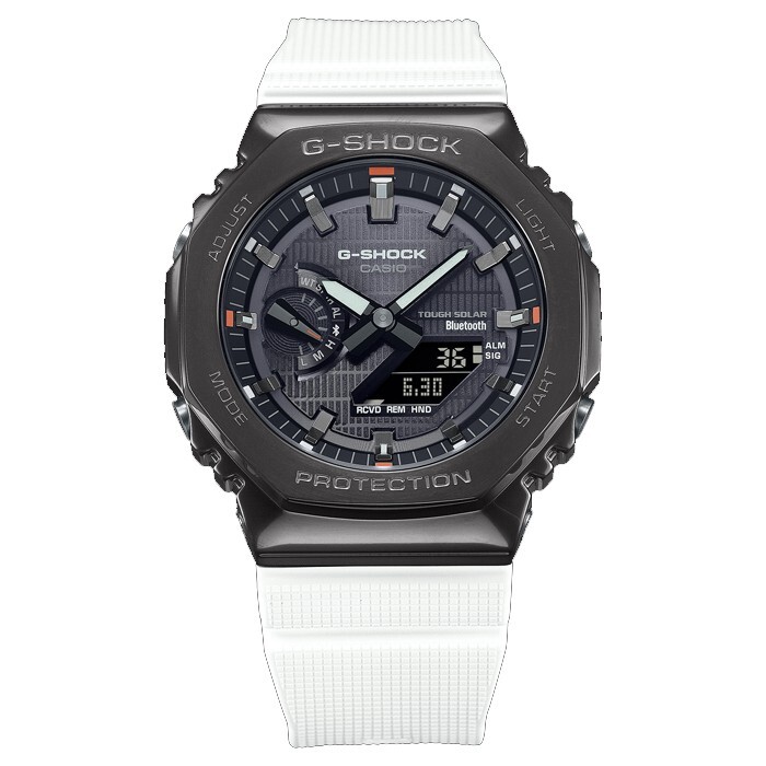 Pre-owned Casio G-shock Gbm-2100b-7a Solar Bluetooth Watch 【shipping From Taiwan】