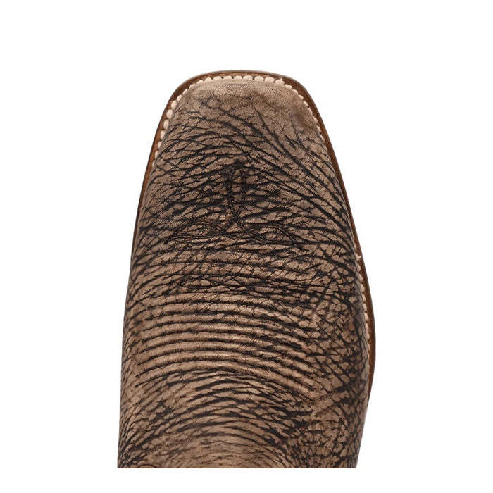 Pre-owned Dan Post "the Dirt Show" Bison Leather Boot Dp5037 In Brown