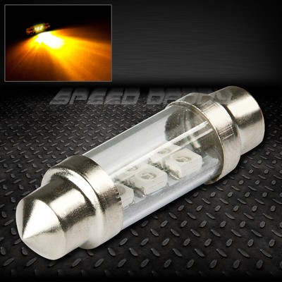 6 SMD 6SMD 11X39 ММ ЯНТАРНЫЙ 5050 3528 СВЕТОДИОДНЫЙ АВТОМОБИЛЬНЫЙ ВНУТРЕННИЙ КУПОЛ 12 В ЛАМПОЧКА НАКАЛИВАНИЯ