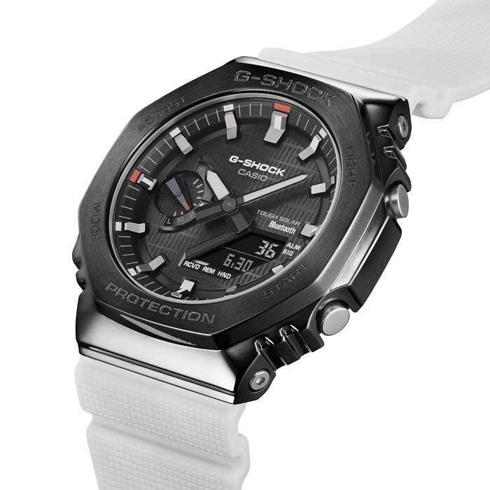 Pre-owned Casio G-shock Gbm-2100b-7a Solar Bluetooth Watch 【shipping From Taiwan】