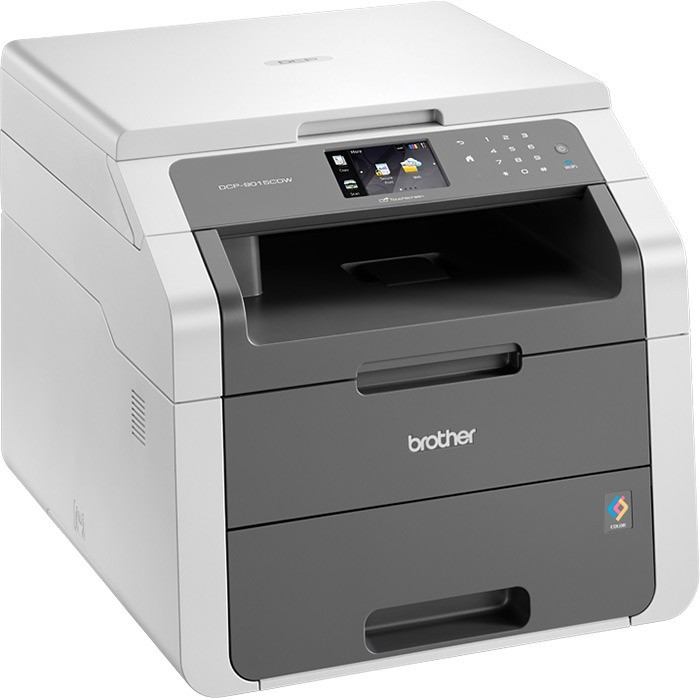 Brother DCP9015CDW Colour Laser Printer, Wireless or Cabled, Print