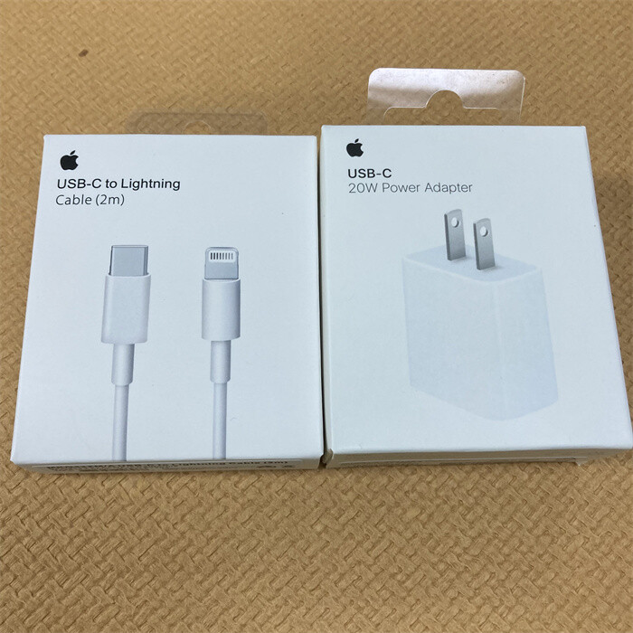 OEM Original Genuine Apple iPhone Lightning Charger Cable 6ft 20W Power Adapter