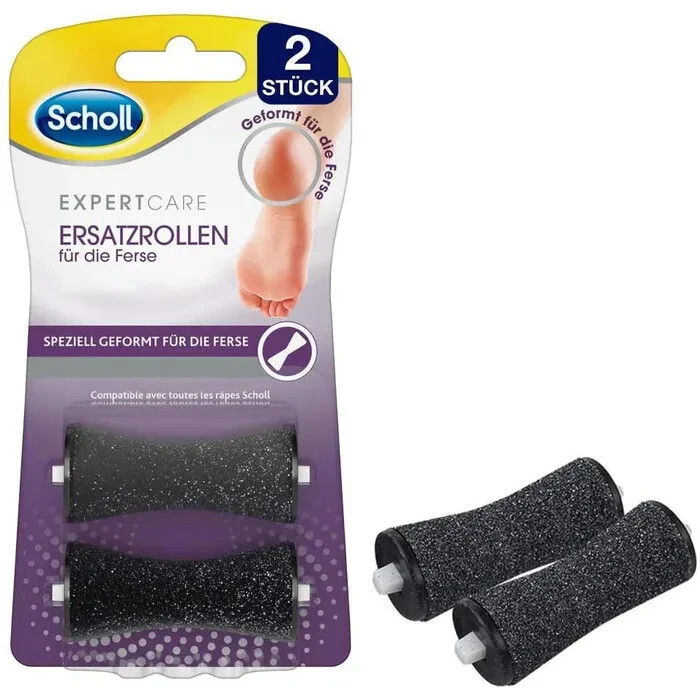 Scholl Expertcare Ersatzrollen Elektrischer Hornhautentferner FÃ¼ÃE 2er Pack