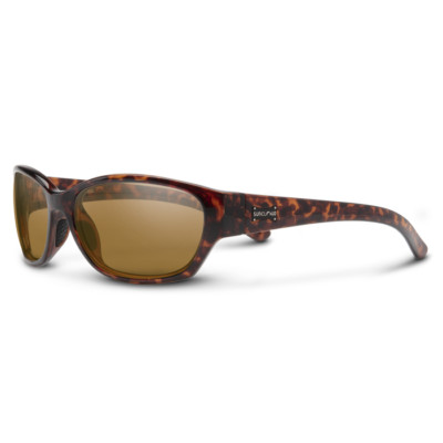 SUNCLOUD Duet Unisex Polarized Sunglasses TORTOISE FRAME/PLR BROWN LENS w/ Case