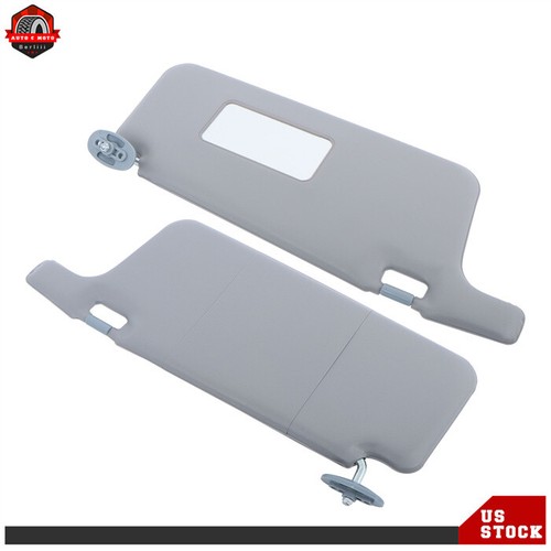 Gray Sun Visors Left Driver+Right Passenger Side New For 1996-2001 Honda Civic
