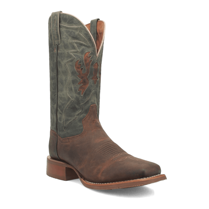 Pre-owned Dan Post Men's Jacob Leather Boot Dp4949 In Tan/turquoise