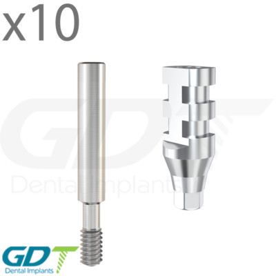 10 Transfer Coping (Closed Tray) Conical NP, Active Hex, Dental Im plants