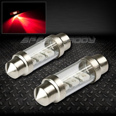 ПАРА 6 SMD 6SMD 39 ММ КРАСНЫЙ 5050 3528 СВЕТОДИОДНЫЙ ВНУТРЕННИЙ КУПОЛ/КАРТА 12 В ЛАМПОЧКА НАКАЛИВАНИЯ