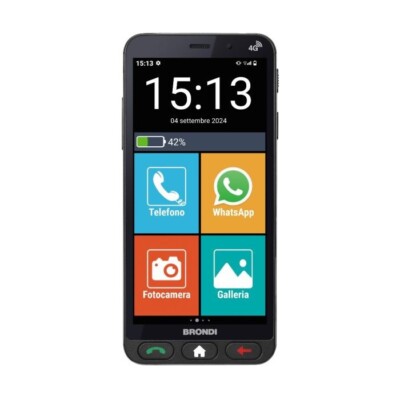 BRONDI AMICO VERO 4G, 32GB, BLACK - NUOVO GARANZIA ITALIA