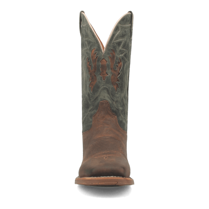 Pre-owned Dan Post Men's Jacob Leather Boot Dp4949 In Tan/turquoise