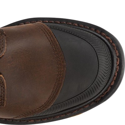 JUSTIN BOOTS JUSTIN MEN'S WK251 WARHAWK 6" BROWN NANO COMPOSITE TOE WATERPROOF EH WORK BOOTS