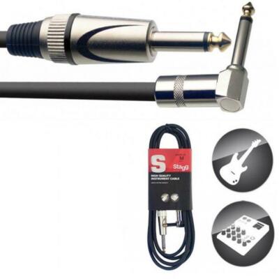 Stagg Straight Jack To Right Jack Lead 1.5m | SGC1,5PL DL