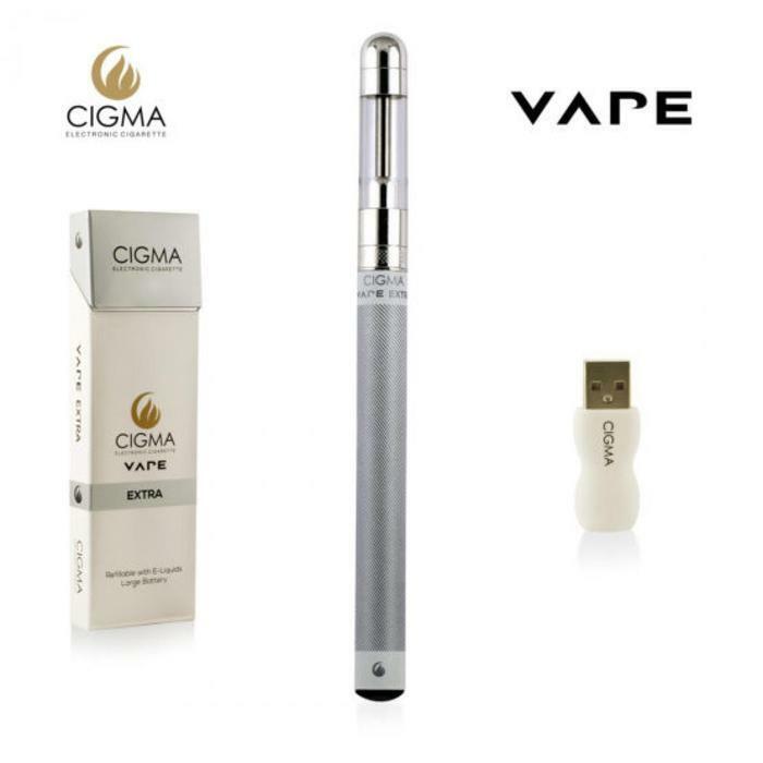 Cigma Vape Extra Weiß E Zigarette E Shisha Wiederaufladbare Batterie E Pen