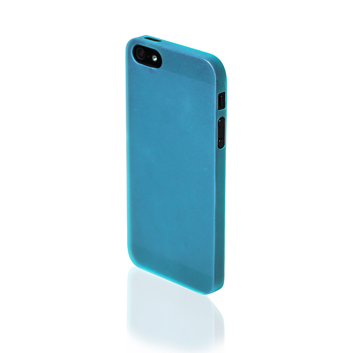 SBS ULTRATHIN CUSTODIA CASE ULTRA SOTTILE per APPLE IPHONE 5 5G 5S AZZURRA