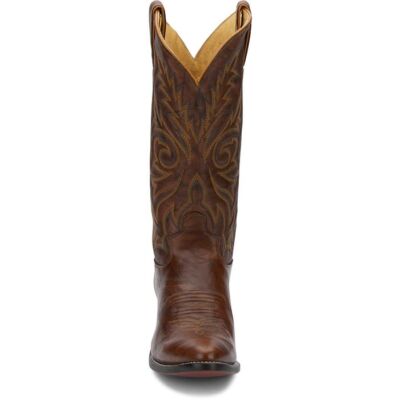 Pre-owned Justin Boots Justin Men's 1560 Buck 13" Chestnut (prints) Round Toe Unit Heel Western Boots In Chesnut (prints)