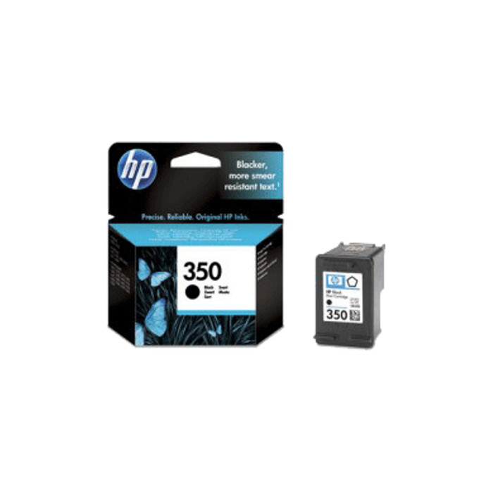 Hp Tintenpatrone Nr. 350 Schwarz Cb335ee Mhd Abgelaufen Ca. 200 Seiten Black