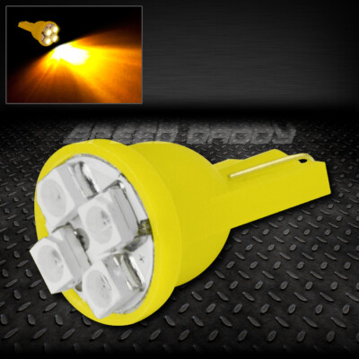 4SMD 4 3528 SMD LED T10 W5W 194 168 ЯНТАРНАЯ ЛАМПА НАКАЛИВАНИЯ ДЛЯ САЛОНА АВТОМОБИЛЯ С КУПОЛОМ НА КЛИНЕ