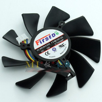 For Sapphire HD7770 7750 Graphics Card   R7 260X 2G FD9015U12S   85MM #D7*