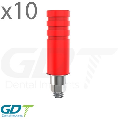 10 Anti Rotational Chrome Cobalt Base For Conical RP Dental Implant UCLA