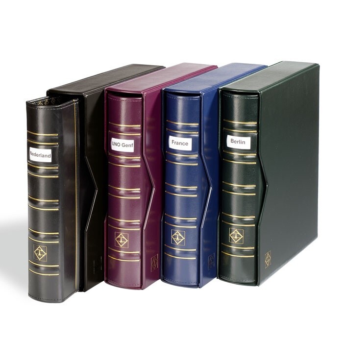 Reliure Optima Classic Signum Avec Etui Bleu 321054