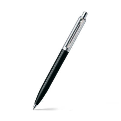 Sheaffer Sentinel Ballpoint Pen, Black, Brushed Chrome Trim
