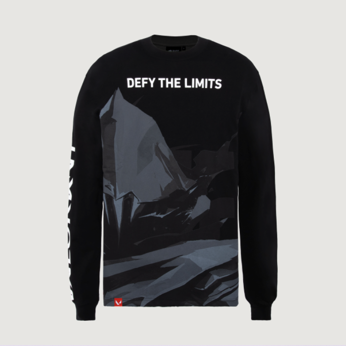 

Официальная футболка LOL League of Legends Valorant Omen Longsleeve Tee — Expeditedship, Черный