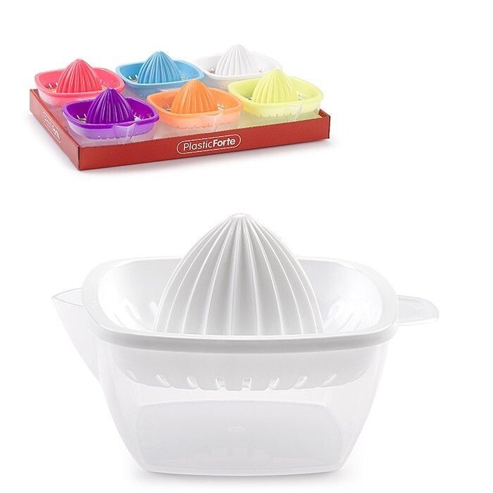 Set 6 Pezzi Spremiagrumi Spremi Limone Arancia In Plastica Colorata hmj