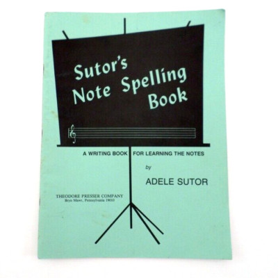 Vintage Sutor's Note Spelling Book For Learning The Notes (1915)