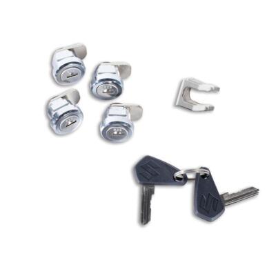 Suzuki Aluminum Luggage 4-Piece Lock Set 990D0-ALLOK-0B4