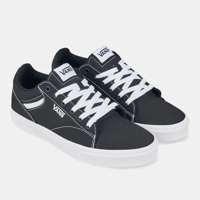 放送大学 割引 Seldan Vans VA4TZE187 Lace Canvas White Black Men's Sneakers その他
