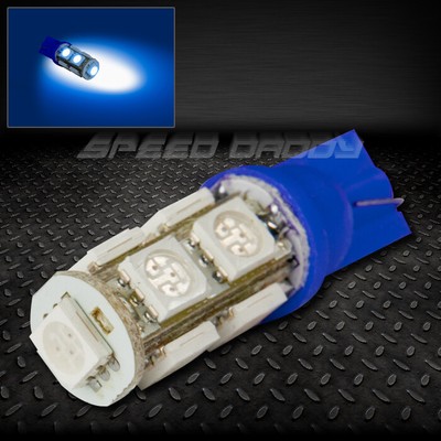 9SMD 9 5050 SMD LED T10 W5W 194 360 СИНИЙ АВТОМОБИЛЬНЫЙ ВНУТРЕННИЙ КУПОЛ КЛИНОВИДНОЙ ЛАМПОЧКИ