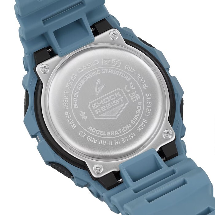 Pre-owned Casio G-shock Digital Bluetooth Electronic Watch Gbx-100-2a【shipping From Taiwan