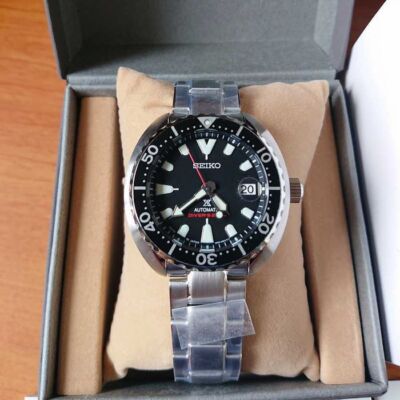 Pre-owned Seiko Prospex Sbdy085 Black Mini Turtle Automatic Watch In Box Japan