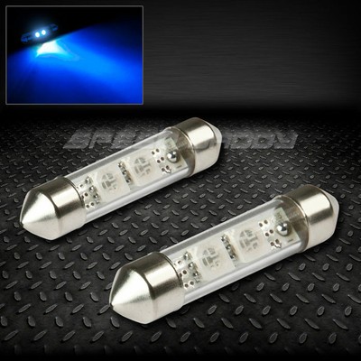 ПАРА 2 SMD 2SMD 39 ММ СИНИЙ 5050 5055 СВЕТОДИОДНЫЙ ВНУТРЕННИЙ КУПОЛ/КАРТА 12 В ЛАМПОЧКА НАКАЛИВАНИЯ