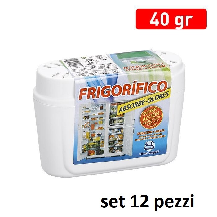 Set 12 Pezzi Vaschetta Assorbi Odori Frigo Frigorifero Casa dfh
