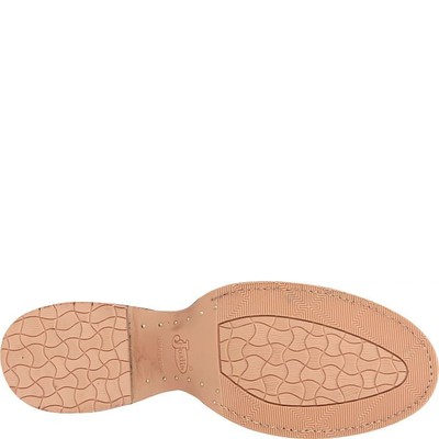 JUSTIN BOOTS JUSTIN MEN'S CJ2045 CLANTON 12" KHAKI (BROWN) WIDE ROUND TOE WESTERN BOOTS