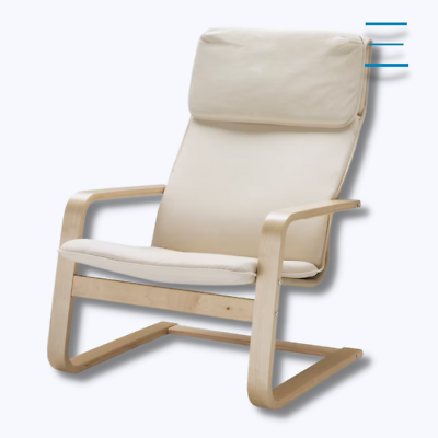 Ikea pello clearance armchair cover