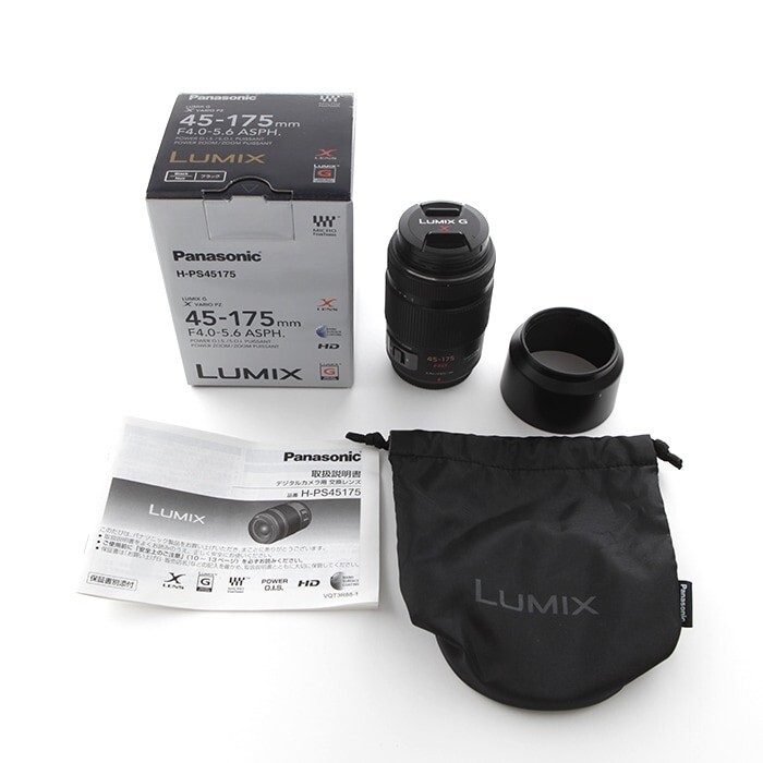 Panasonic Lumix G X Vario PZ 45-175mm f/4.0-5.6 ASPH. Lens - Black