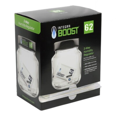 Integra Boost 2-Way Humidity Control 67 Gram 62% RH 24 Packs and Free Shipping