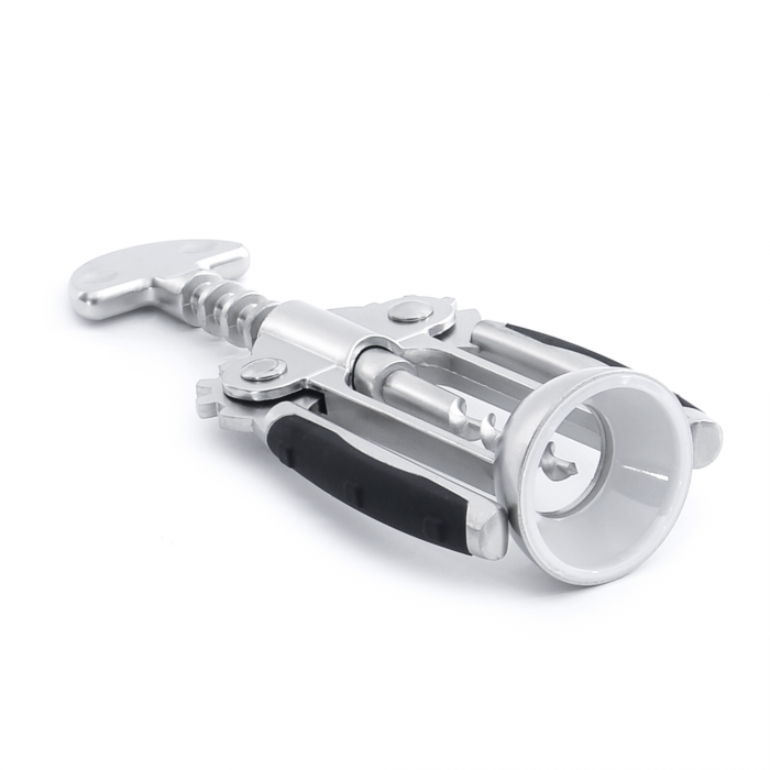 ApriBottiglie Con Cavatappi In Acciaio Inox Satinato Manico Antiscivolo dfh