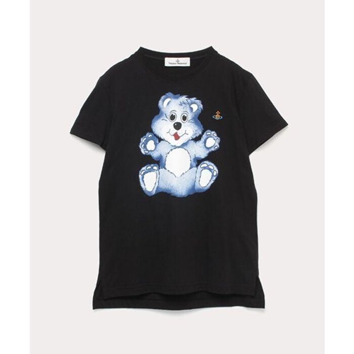 Pre-owned Vivienne Westwood Women's Teddy Peru T-shirt Bear Black Size S L28.3in Orb