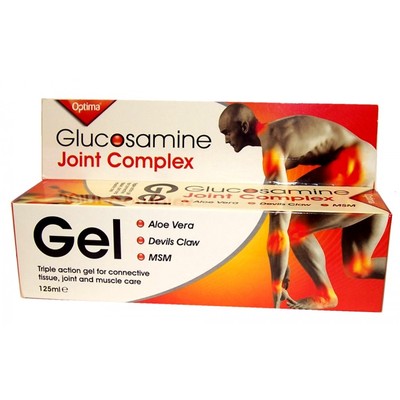 Optima Glucosamine JOINT Complex Gel 125ml with Aloe Vera, Devils Claw & MSM