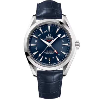New Omega Seamaster Aqua Terra GMT Co-axial Diver Watch 231.13.43.22.03.001